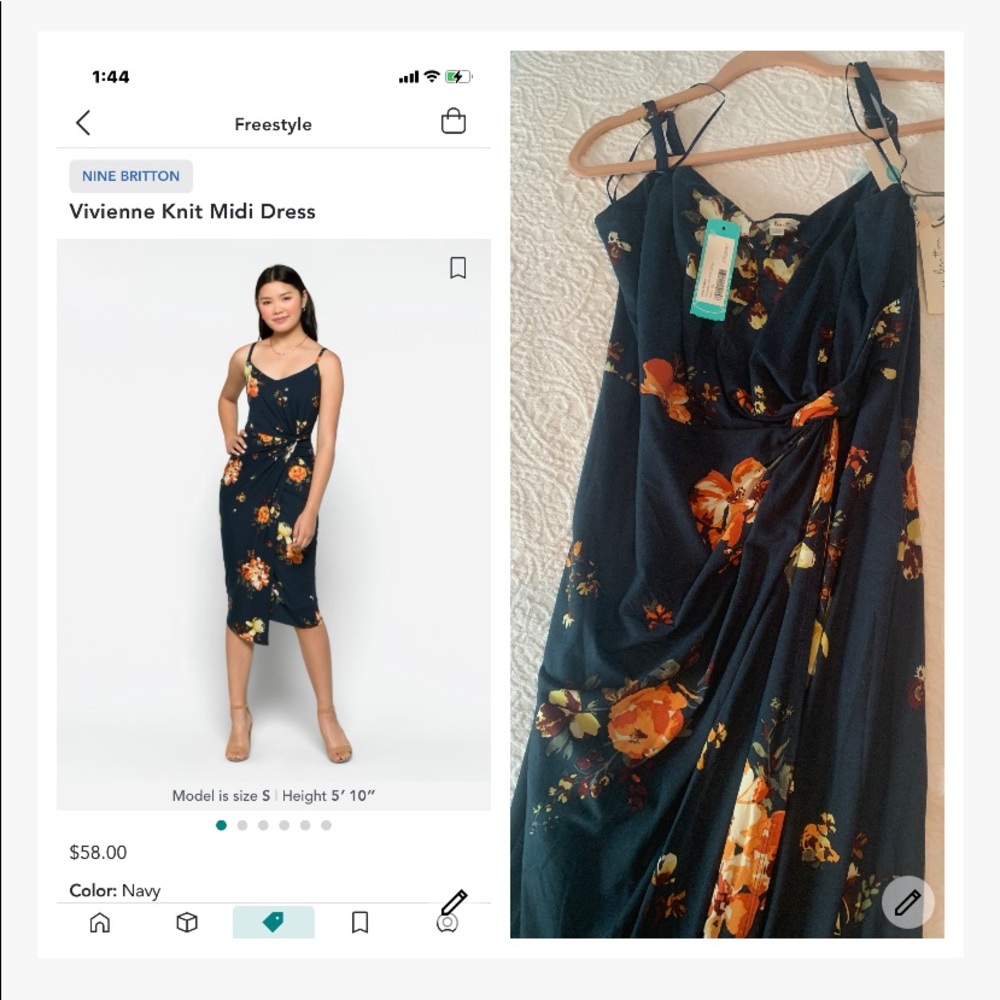 COPY - New with tags knit midi dress